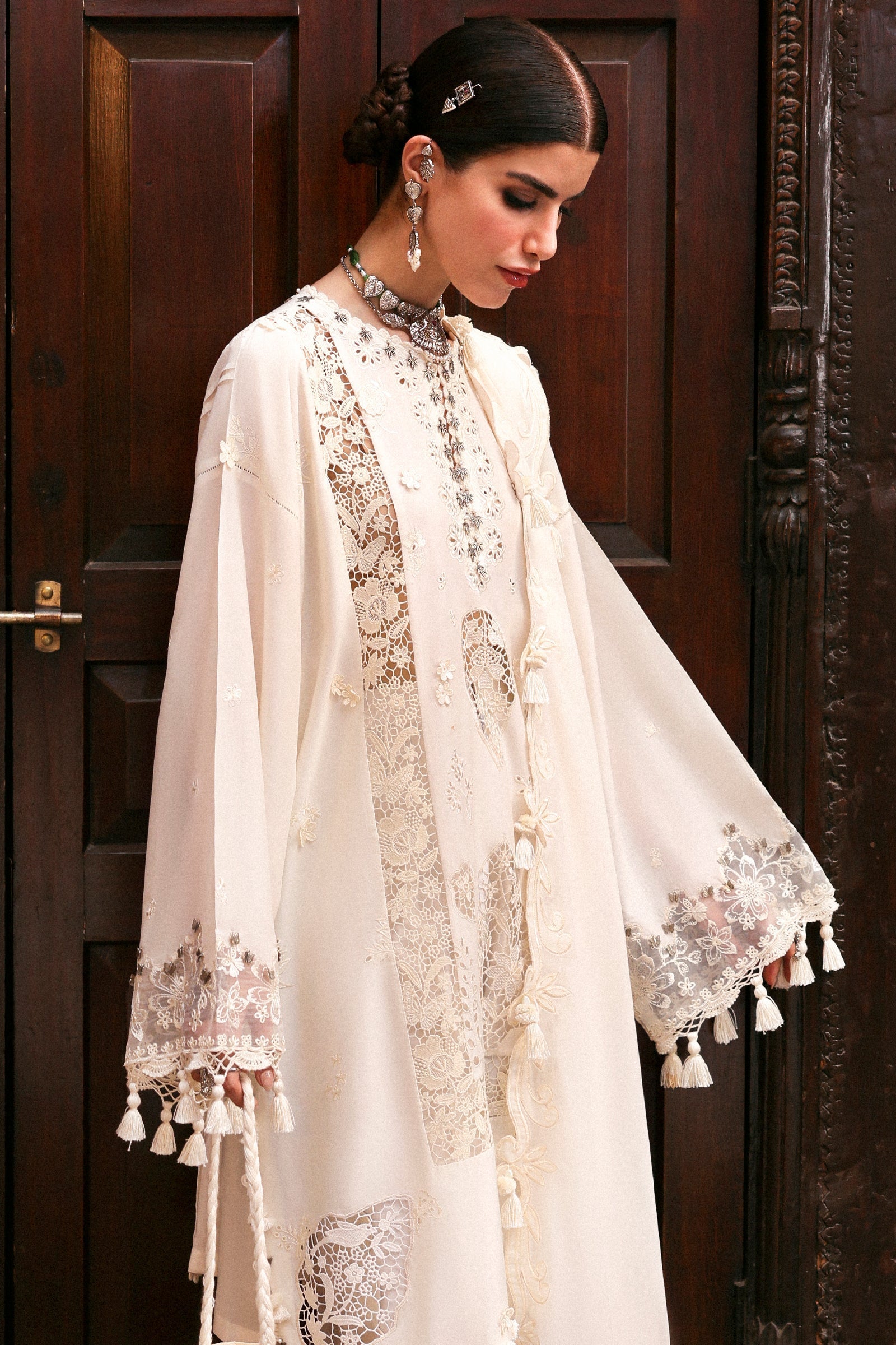Zaha | Festive Lawn 25 | GULBAHAR (ZF-25-02) - by - Libasekhas UK - Registered Vendor of : Zaha - 100% Original Designer Dresss