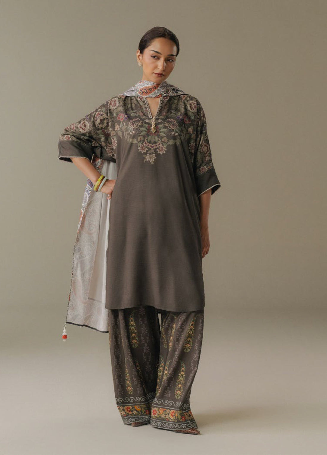 Zara Shahjahan | Coco Prints 25 | Autumn Line-10A - by Libasekhas UK - Registered Vendor of : Zara shahjahan - 100% Original Designer Dress