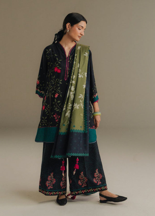 Zara Shahjahan | Coco Prints 25 | Sienna Field-4A - by Libasekhas UK - Registered Vendor of : Zara Shahjahan - 100% Original Designer Dress