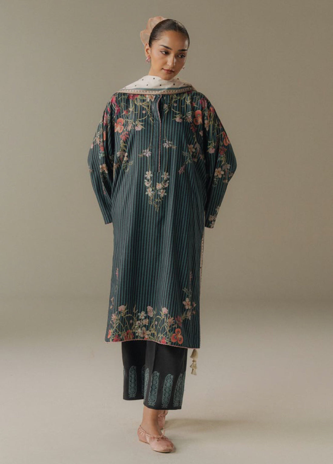 Zara Shahjahan | Coco Prints 25 | Amber Days-1B - by Libasekhas UK - Registered Vendor of : Zara shahjahan - 100% Original Designer Dress