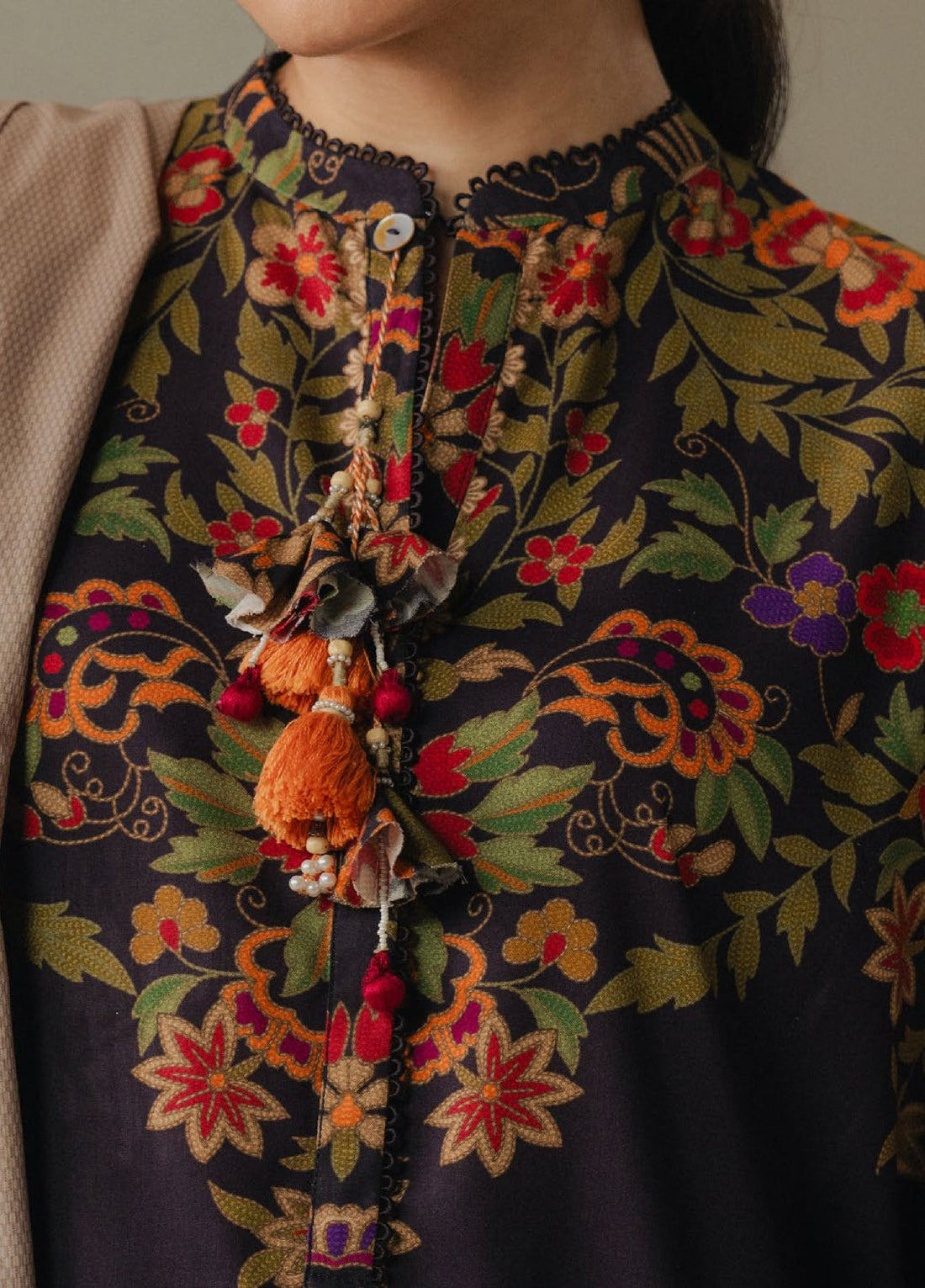 Zara Shahjahan | Coco Prints 25 | Autumn Line-10B - by Libasekhas UK - Registered Vendor of : Zara Shahjahan - 100% Original Designer Dress