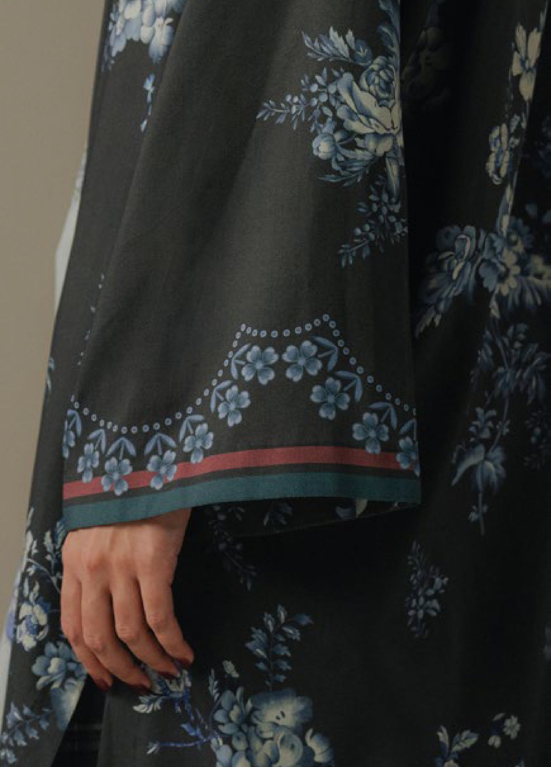 Zara Shahjahan | Coco Prints 25 | Hushed Ember-6B - by Libasekhas UK - Registered Vendor of : Zara Shahjahan - 100% Original Designer Dress