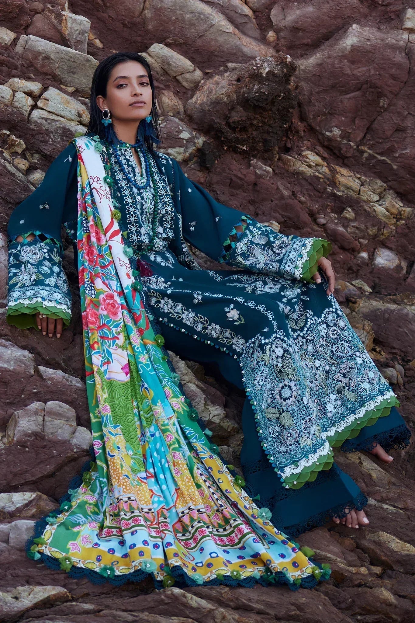 Elan | Winter 23 | FREYA (EW23-08) - by - Libasekhas UK - Registered Vendor of : Elan - 100% Original Designer Dresss