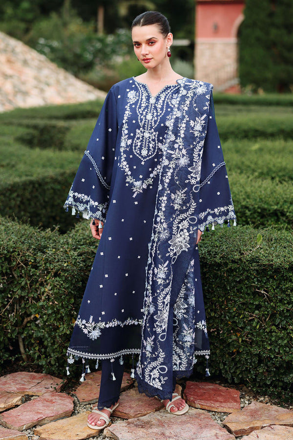 Cross Stitch | Eid Lawn Edit 26 | MIDNIGHT AURA - by Libasekhas UK - Registered Vendor of : Cross Stitch - 100% Original Designer Dress