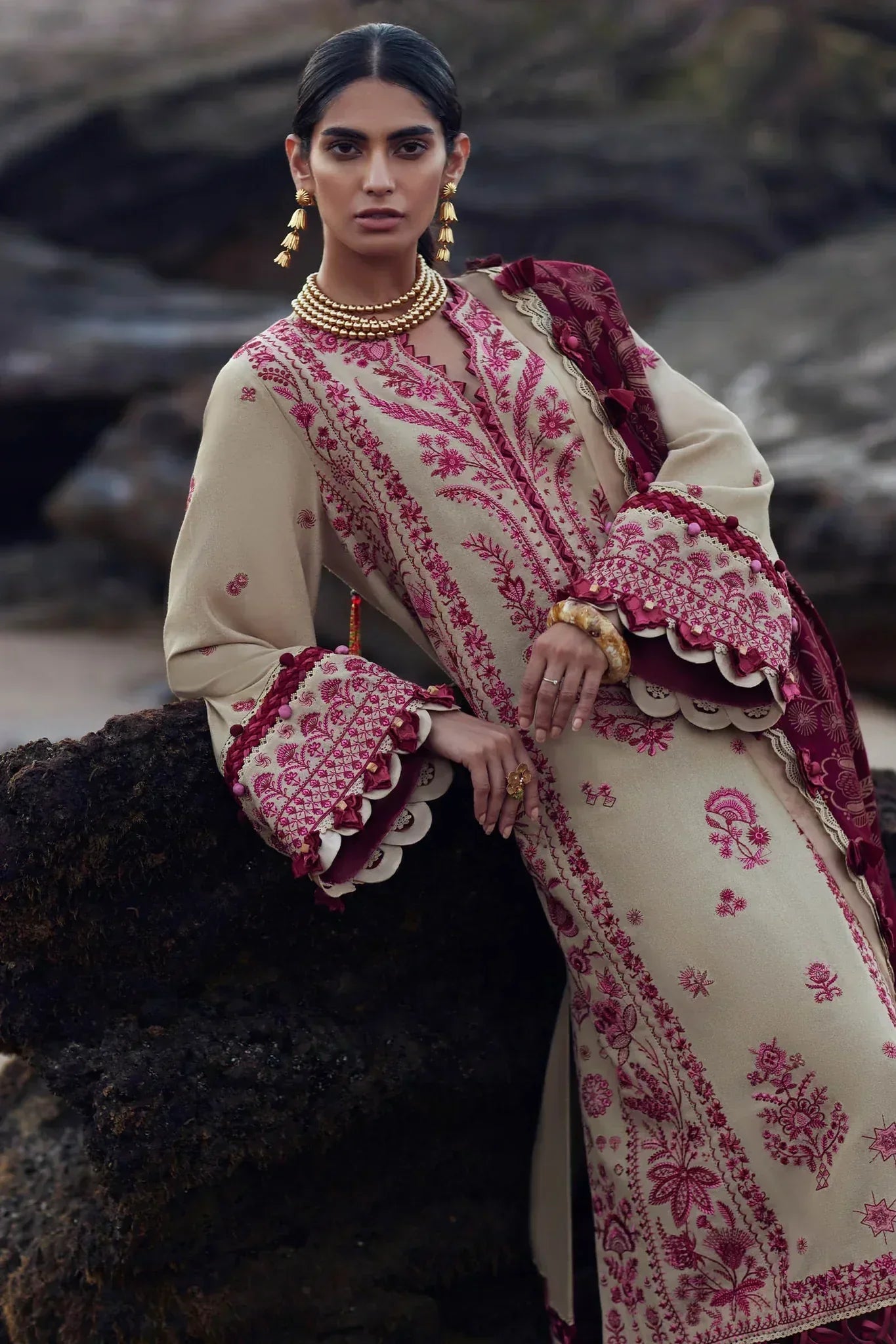 Elan | Winter 23 | LARAH (EW23-02) - by - Libasekhas UK - Registered Vendor of : Elan - 100% Original Designer Dresss
