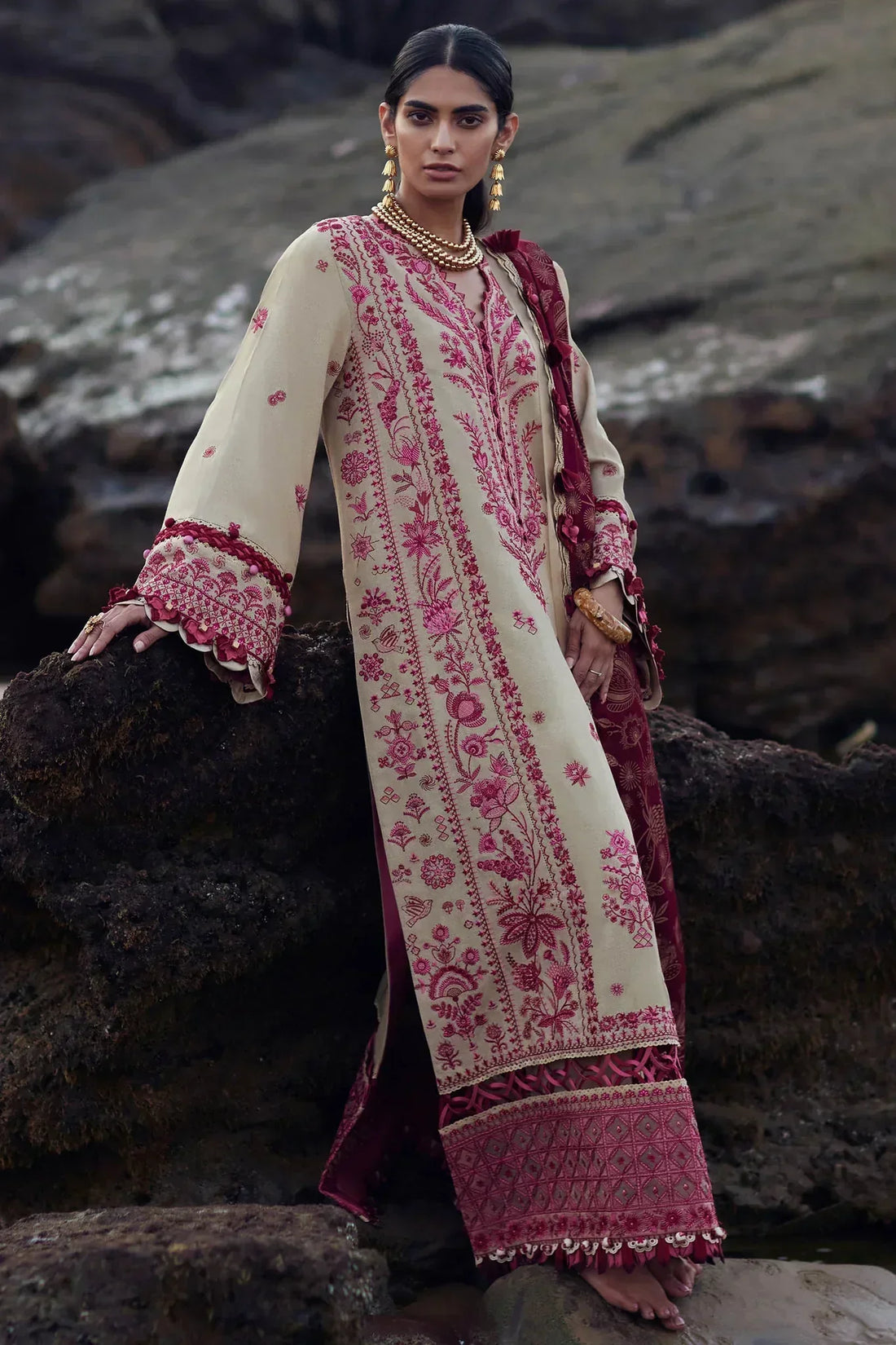 Elan | Winter 23 | LARAH (EW23-02) - by - Libasekhas UK - Registered Vendor of : Elan - 100% Original Designer Dresss