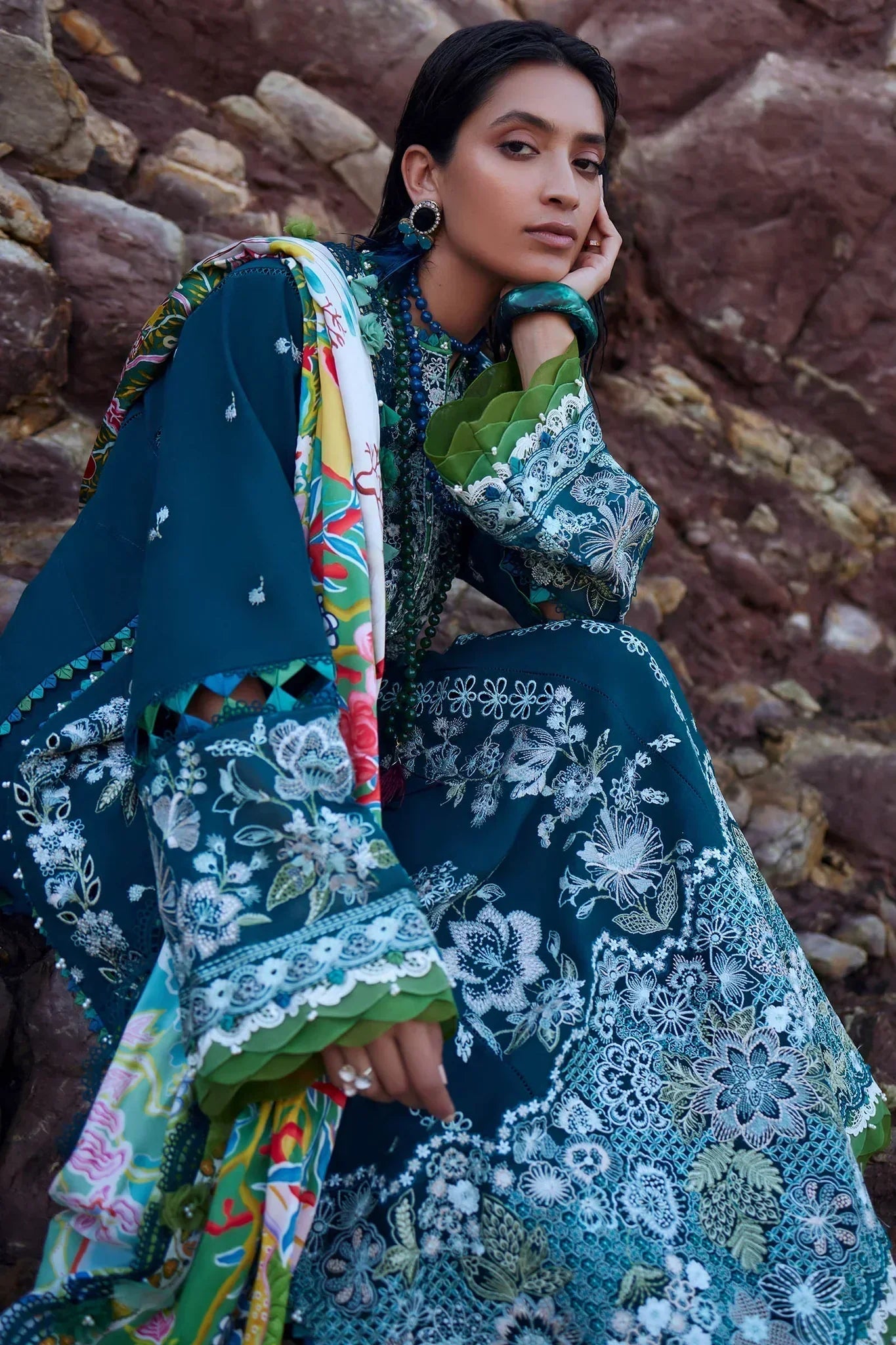 Elan | Winter 23 | FREYA (EW23-08) - by - Libasekhas UK - Registered Vendor of : Elan - 100% Original Designer Dresss