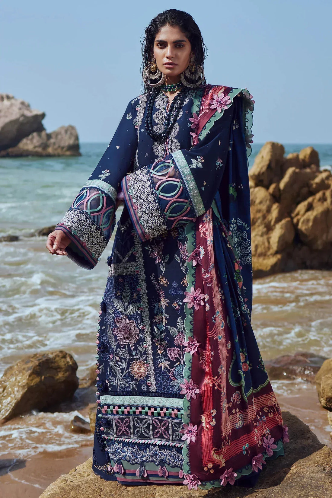 Elan | Winter 23 | DARIEN (EW23-06) - by - Libasekhas UK - Registered Vendor of : Elan - 100% Original Designer Dresss