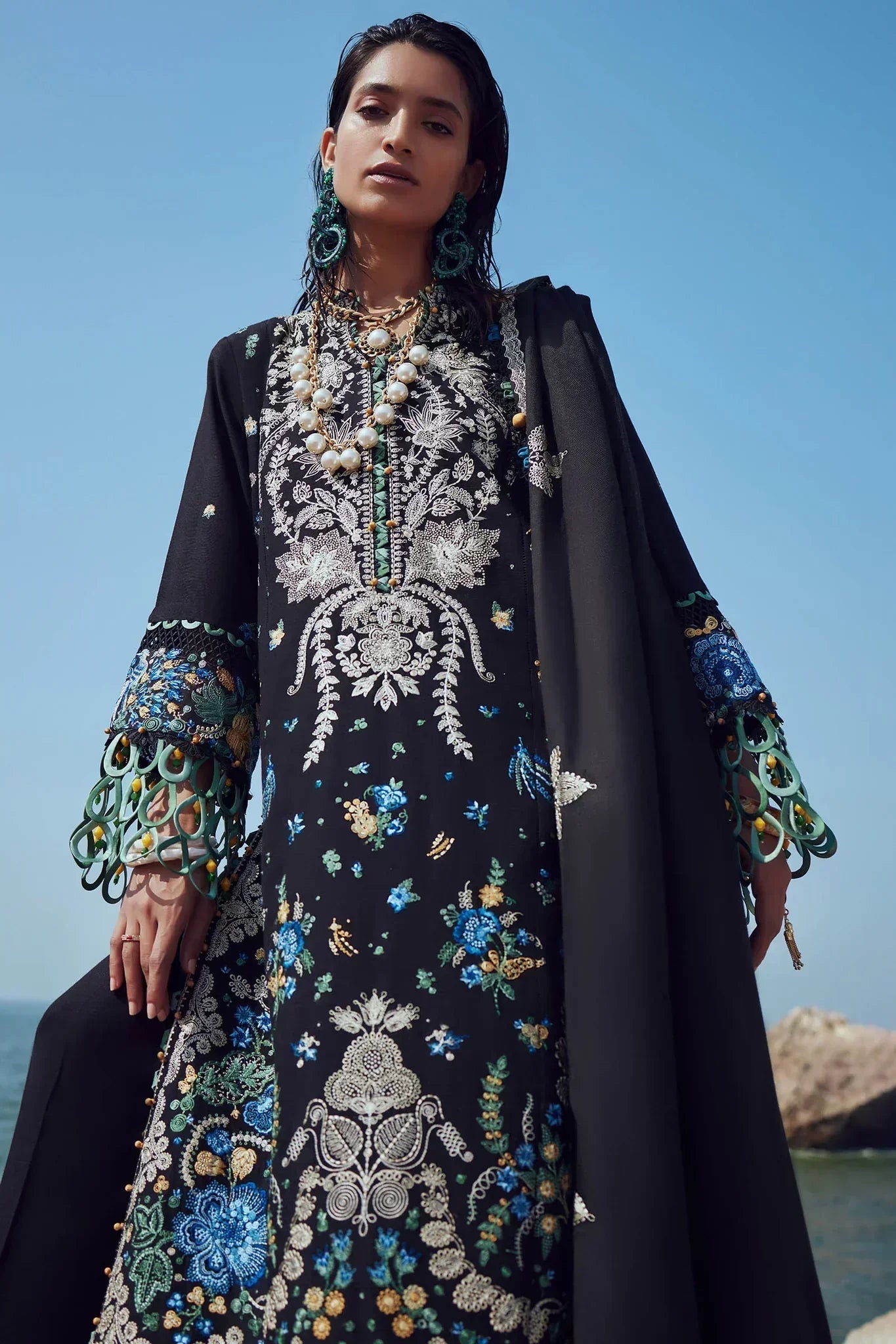 Elan | Winter 23 | AYANNA (EW23-09) - by - Libasekhas UK - Registered Vendor of : Elan - 100% Original Designer Dresss