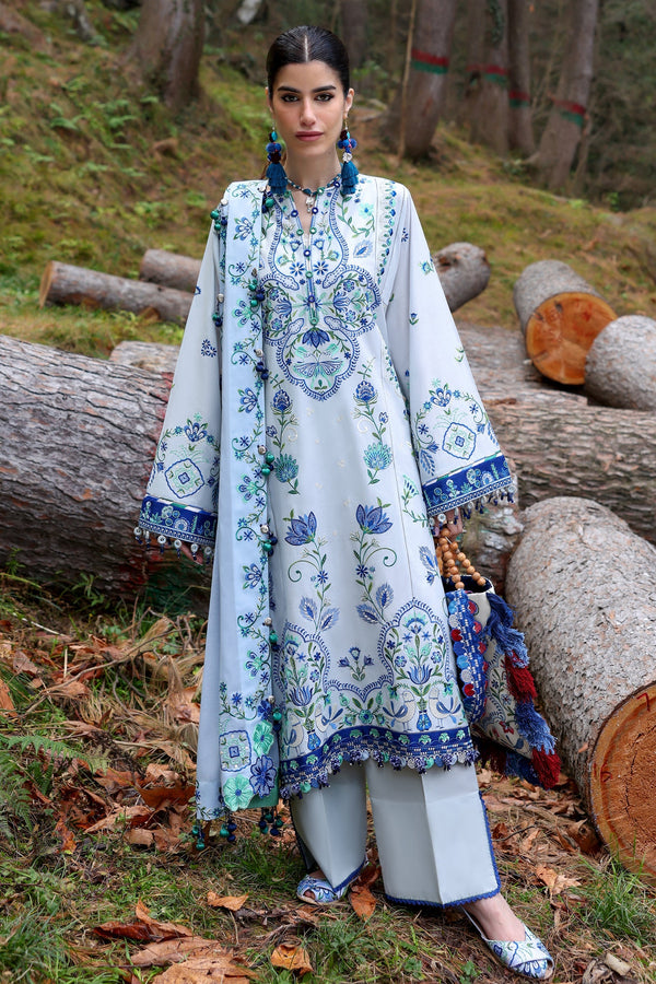 Zaha | Lawn 25 | KASHUR (ZL25-11 A) - by - Libasekhas UK - Registered Vendor of : Zaha - 100% Original Designer Dresss