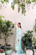 Manara | Mgrolia Garden 25 | AZURE - by - Libasekhas UK - Registered Vendor of : Manara - 100% Original Designer Dresss