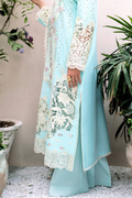 Manara | Mgrolia Garden 25 | AZURE - by - Libasekhas UK - Registered Vendor of : Manara - 100% Original Designer Dresss