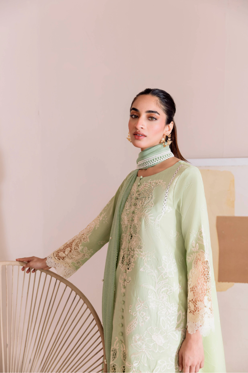 Manara | Mgrolia Garden 25 | SAGE - by - Libasekhas UK - Registered Vendor of : Manara - 100% Original Designer Dresss