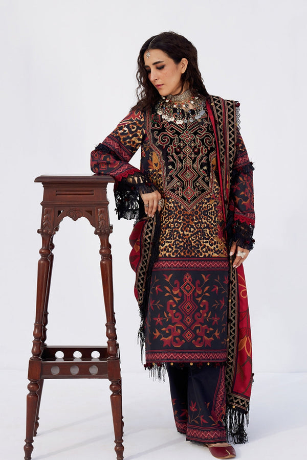 Saira Rizwan | Winter Khaddar 25 | NAZ-SRW25-09 - by Libasekhas UK - Registered Vendor of : Saira Rizwan - 100% Original Designer Dress