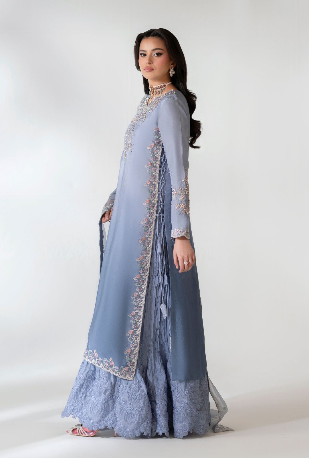 AJR Couture | Luxe Pret 25 | Drape Divine - by Libasekhas UK - Registered Vendor of : AJR Couture - 100% Original Designer Dress