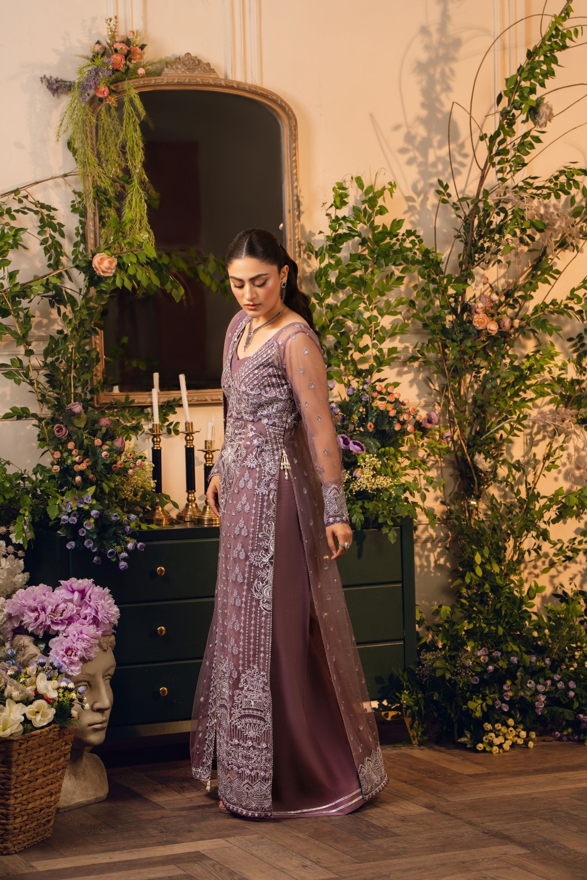 Hemstitch | Festive Edition 24 | Moonlight - by - Libasekhas UK - Registered Vendor of : Hemstitch - 100% Original Designer Dresss
