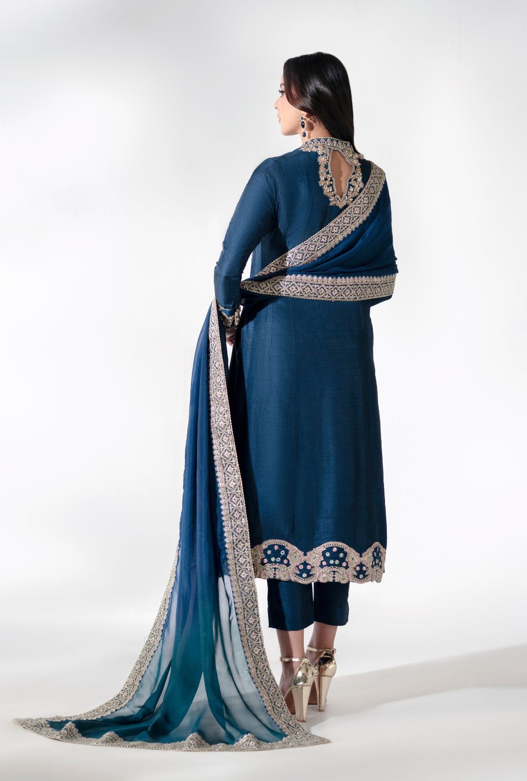 AJR Couture | Luxe Pret 25 | Oasis Orient - by Libasekhas UK - Registered Vendor of : AJR Couture - 100% Original Designer Dress