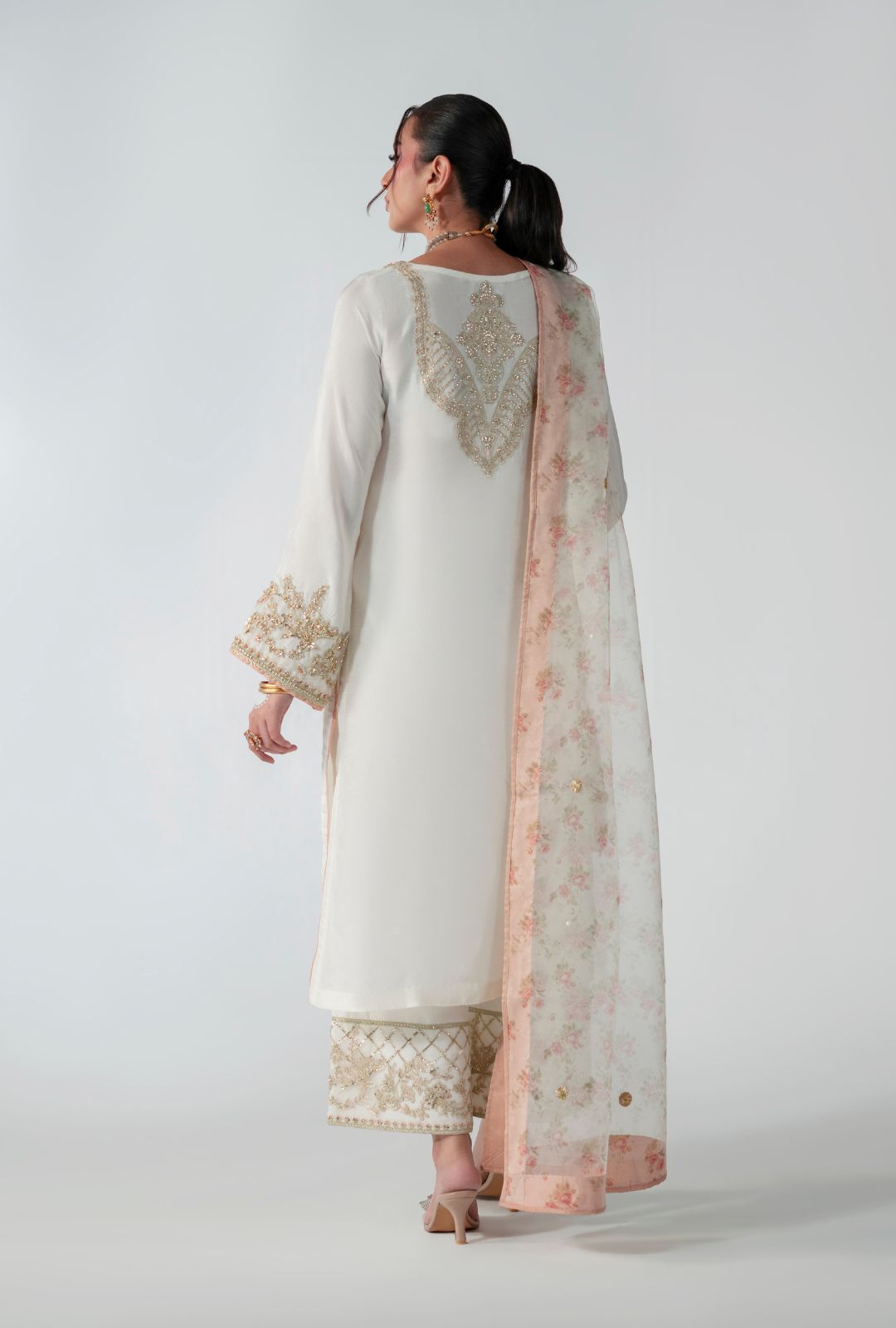 AJR Couture | Luxe Pret 25 | Silk Whisper - by Libasekhas UK - Registered Vendor of : AJR Couture - 100% Original Designer Dress