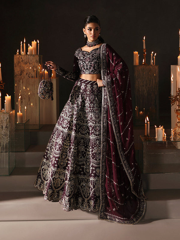 Gulaal | Marais Velvet | CALIRA - by Libasekhas UK - Registered Vendor of : Gulaal - 100% Original Designer Dress