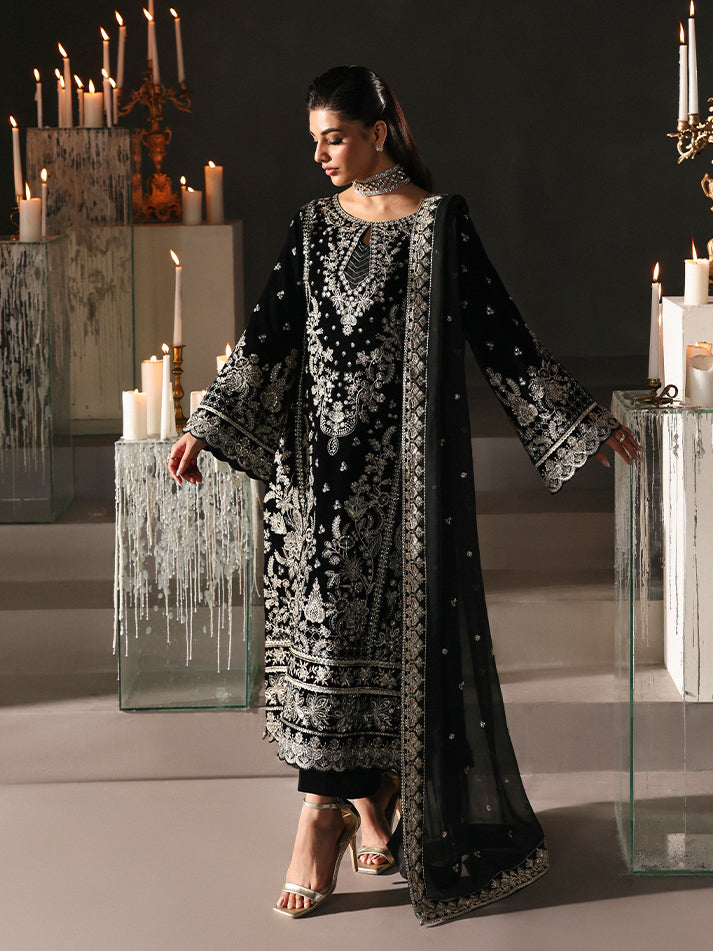 Gulaal | Marais Velvet | ECLISSA - by Libasekhas UK - Registered Vendor of : Gulaal - 100% Original Designer Dress