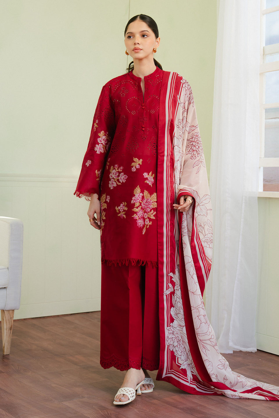 Zara Shahjahan | Coco Lawn 25 | VALI-6A - by - Libasekhas UK - Registered Vendor of : Zara Shahjahan - 100% Original Designer Dresss