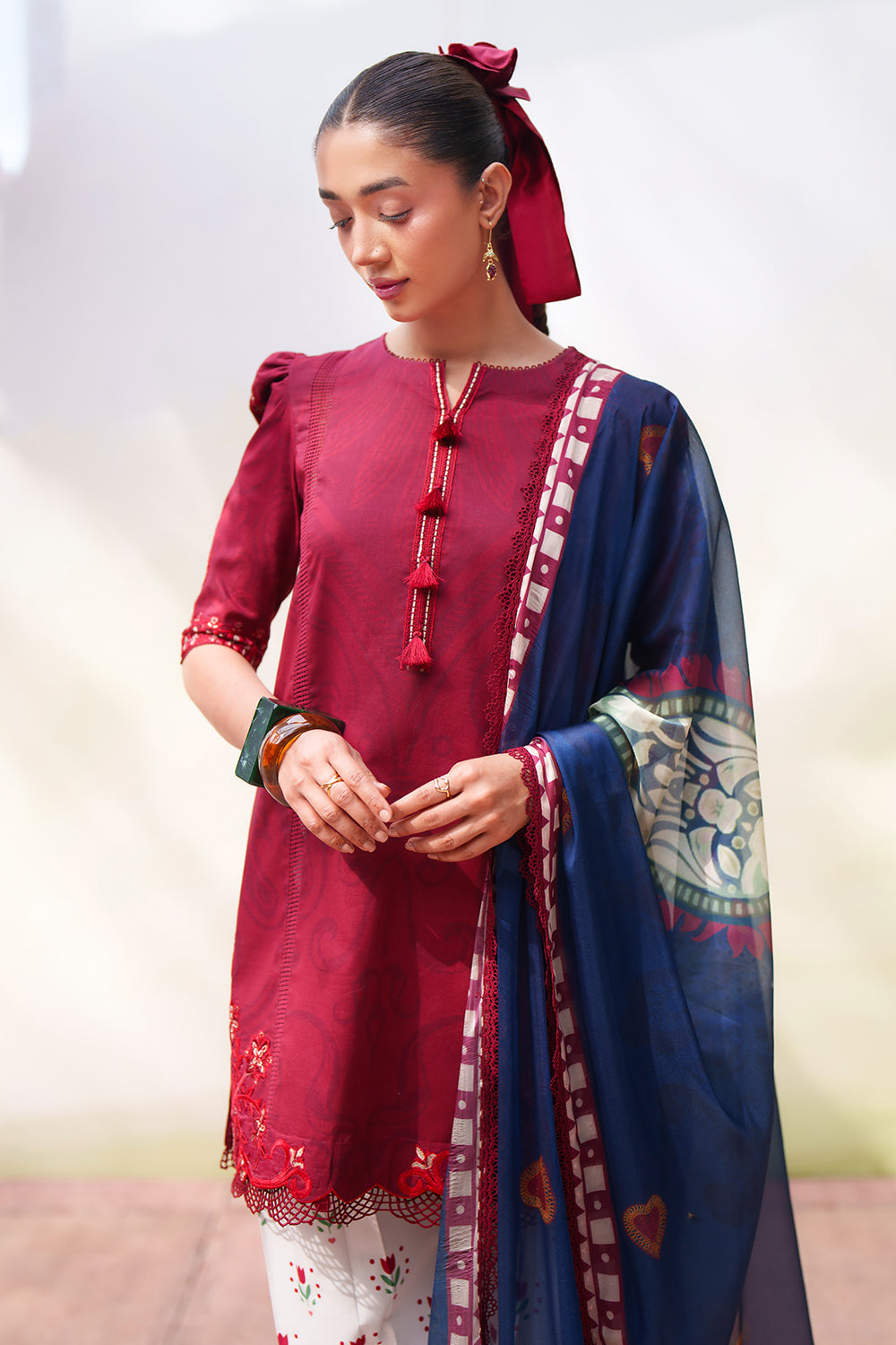 Saira Rizwan | Laanem SS 26 | ELOWEN-B - SRL26-08 - by Libasekhas UK - Registered Vendor of : Saira Rizwan - 100% Original Designer Dress