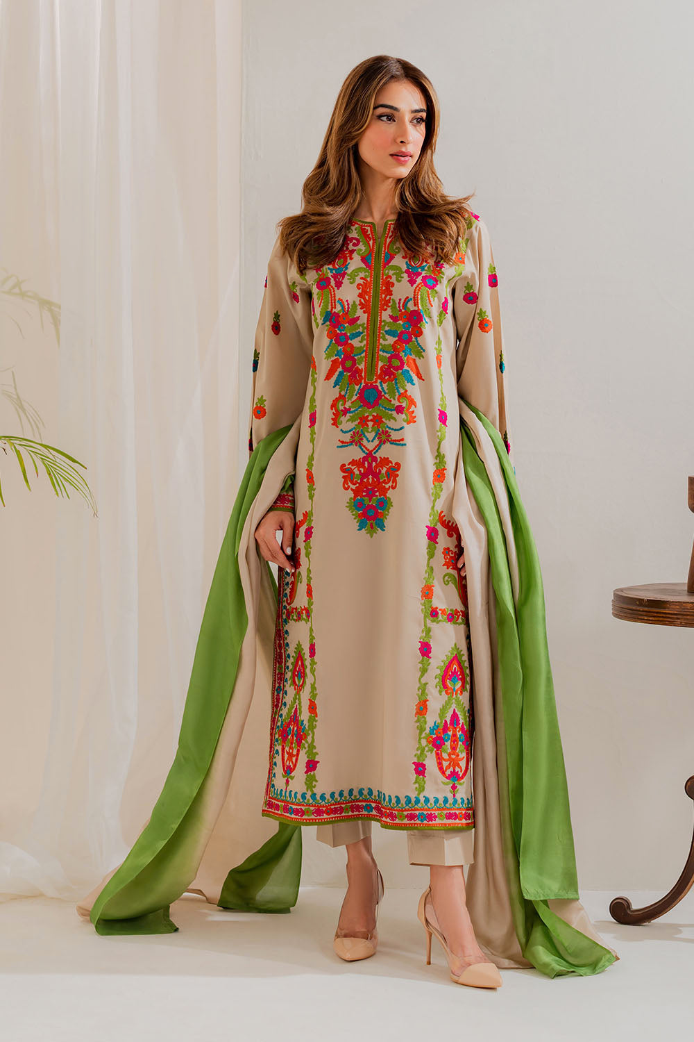 Vintage | Celine Luxe | Nisha - by Libasekhas UK - Registered Vendor of : Vintage - 100% Original Designer Dress