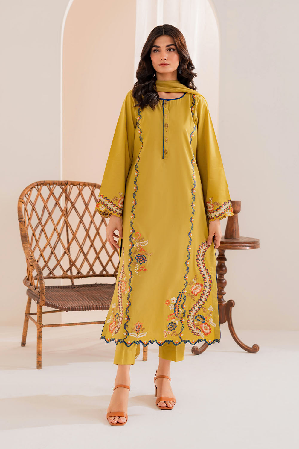 Vintage | Celine Luxe | Matcha - by Libasekhas UK - Registered Vendor of : Vintage - 100% Original Designer Dress