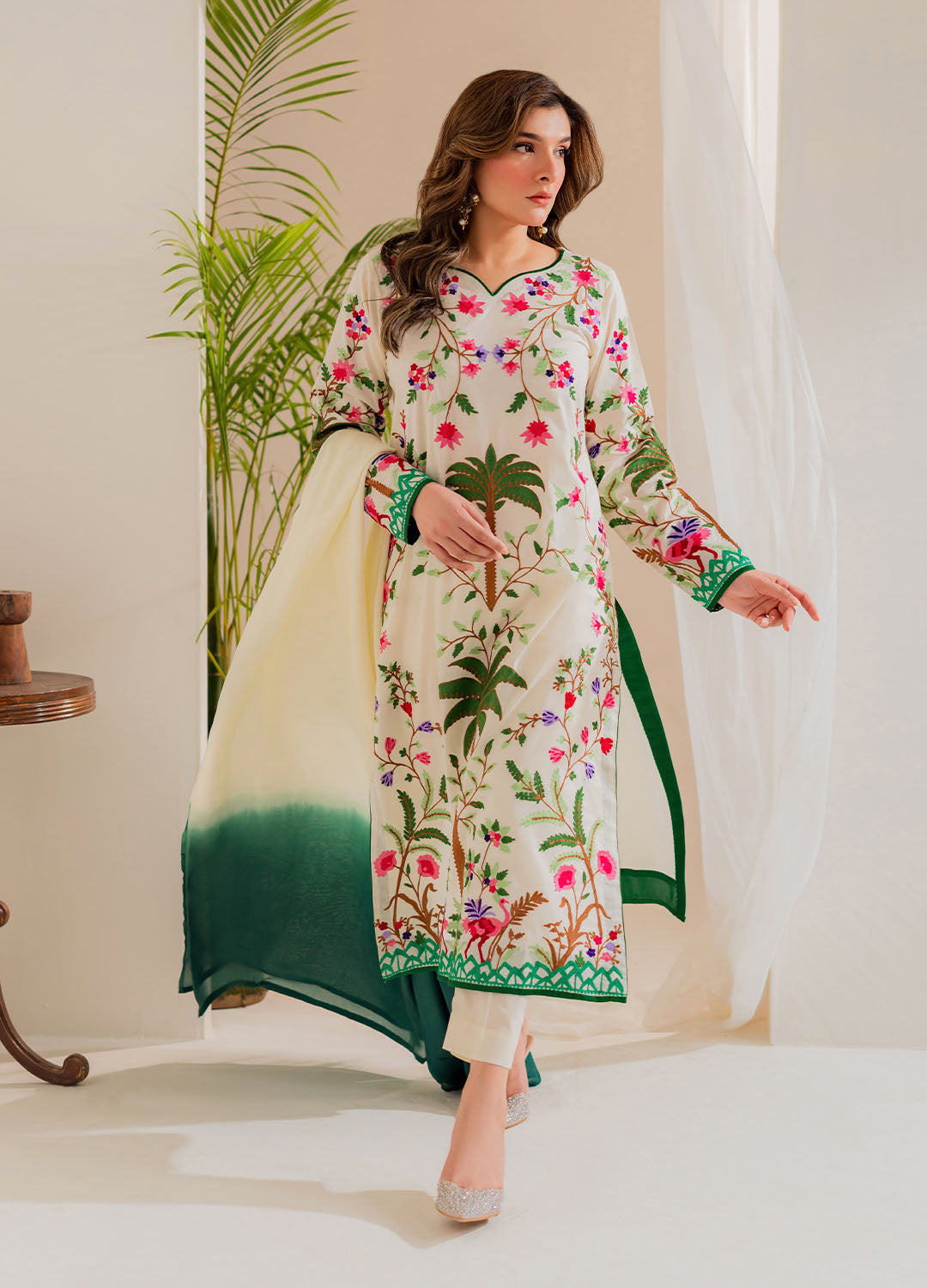 Vintage | Celine Luxe | Zinnia - by Libasekhas UK - Registered Vendor of : Vintage - 100% Original Designer Dress