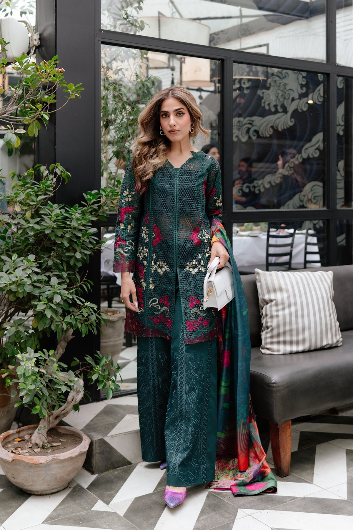 Afrozeh | Lawn 25 | Vermora - by - Libasekhas UK - Registered Vendor of : Afrozeh - 100% Original Designer Dresss
