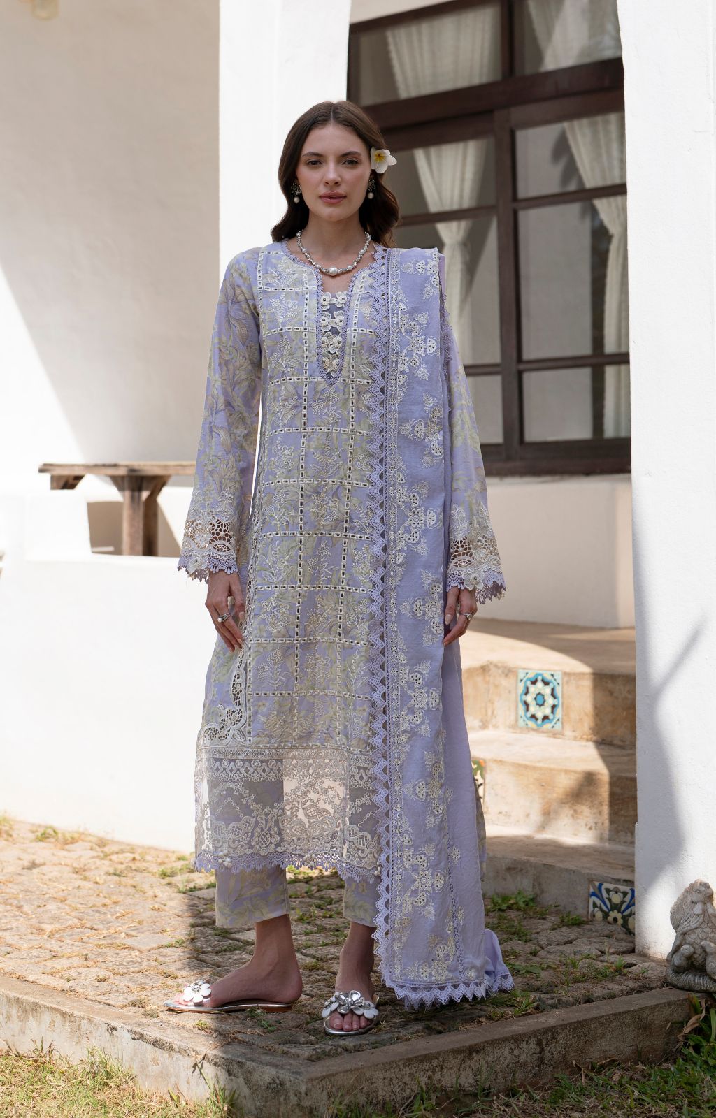 AJR Couture | Printakari Lawn 25 | Vista - by - Libasekhas UK - Registered Vendor of : AJR Couture - 100% Original Designer Dresss