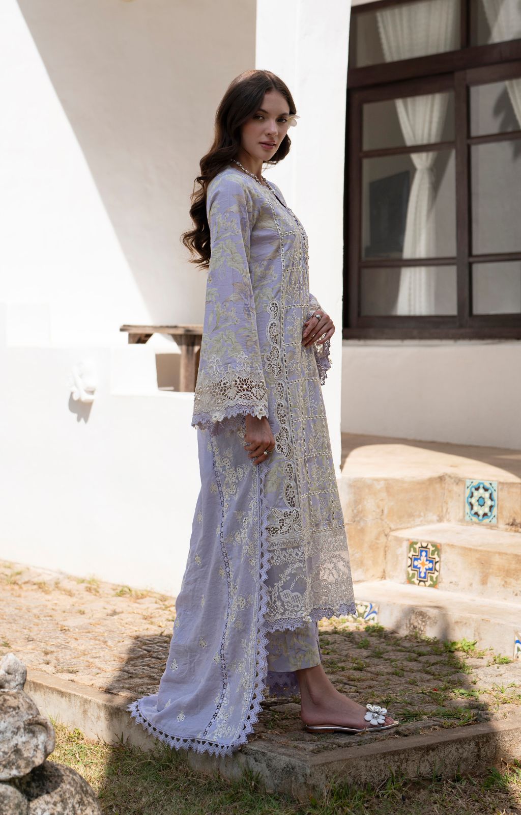 AJR Couture | Printakari Lawn 25 | Vista - by - Libasekhas UK - Registered Vendor of : AJR Couture - 100% Original Designer Dresss