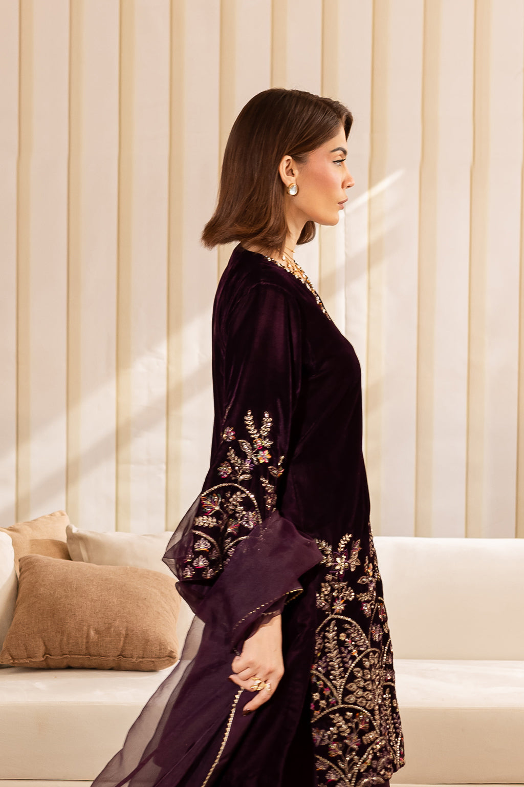 Vanya | Velvet Formals 24 |  KV-52 - by - Libasekhas UK - Registered Vendor of : Vanya - 100% Original Designer Dresss