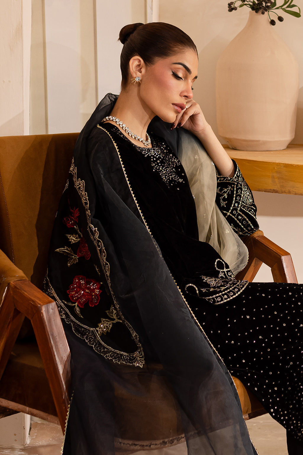 Vanya | Velvet Formals 24 |  KV-51 - by - Libasekhas UK - Registered Vendor of : Vanya - 100% Original Designer Dresss