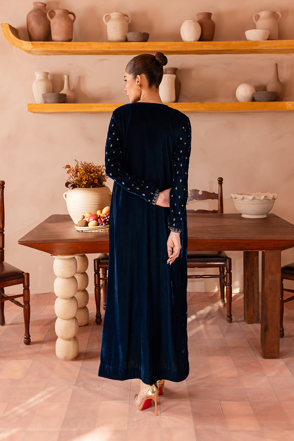 Vanya | Velvet Formals 24 |  KV-54 - by - Libasekhas UK - Registered Vendor of : Vanya - 100% Original Designer Dresss