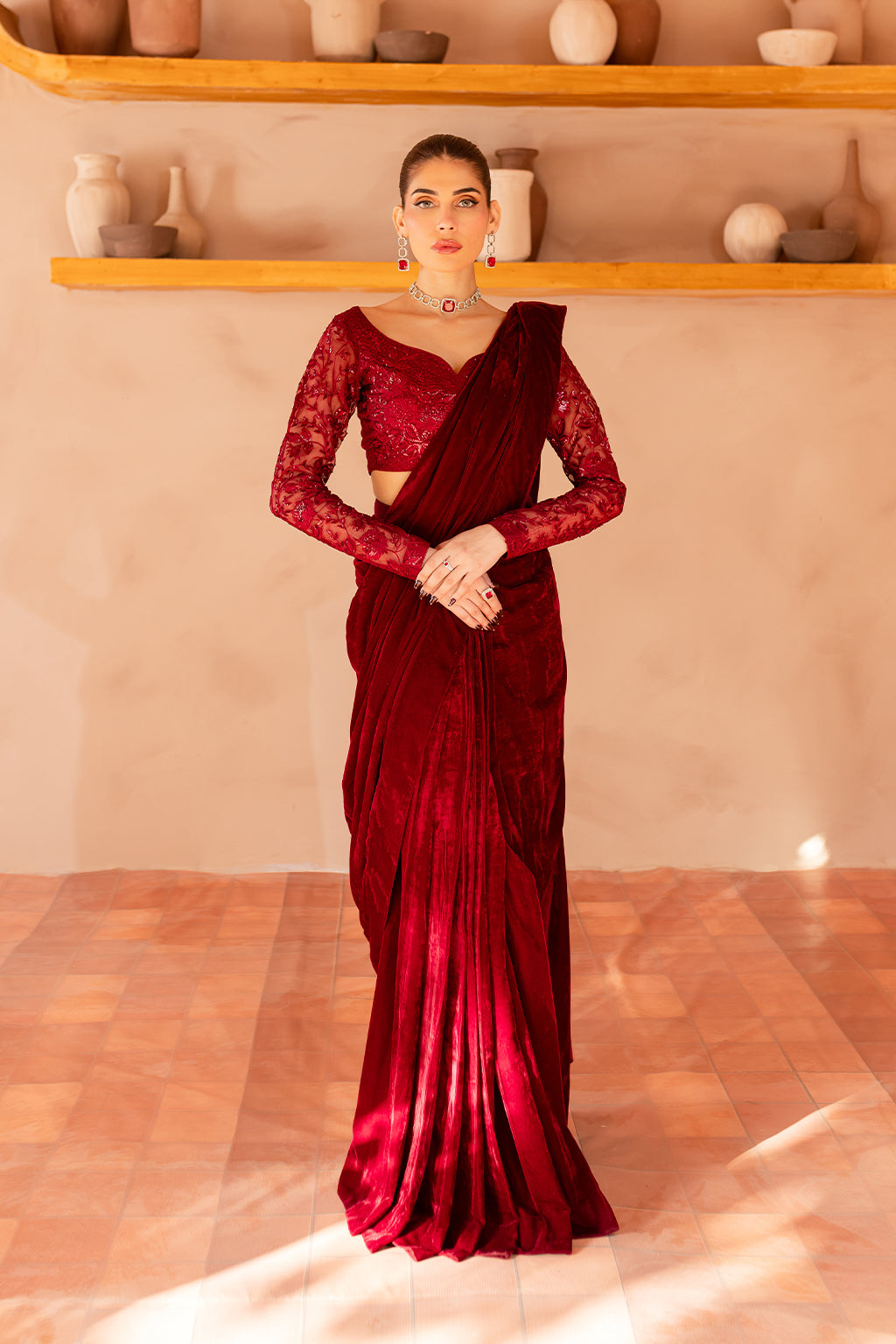 Vanya | Velvet Formals 24 | KV-55 - by - Libasekhas UK - Registered Vendor of : Vanya - 100% Original Designer Dresss