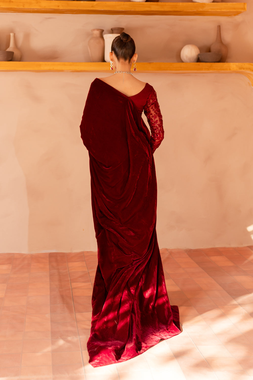 Vanya | Velvet Formals 24 | KV-55 - by - Libasekhas UK - Registered Vendor of : Vanya - 100% Original Designer Dresss