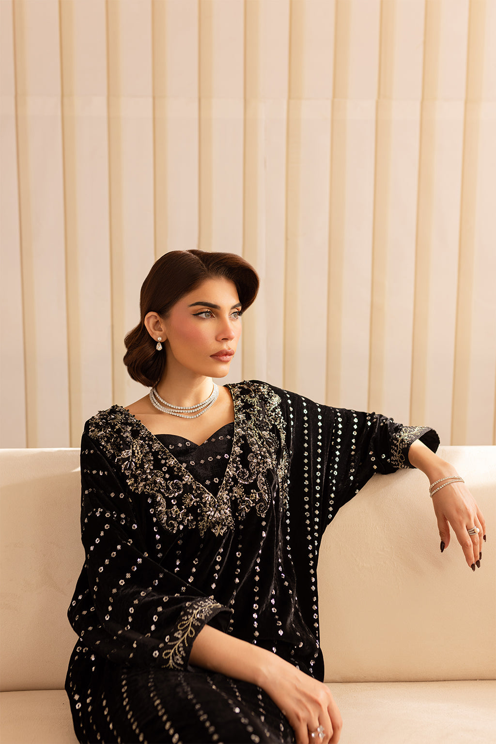 Vanya | Velvet Formals 24 |  KV-53 - by - Libasekhas UK - Registered Vendor of : Vanya - 100% Original Designer Dresss