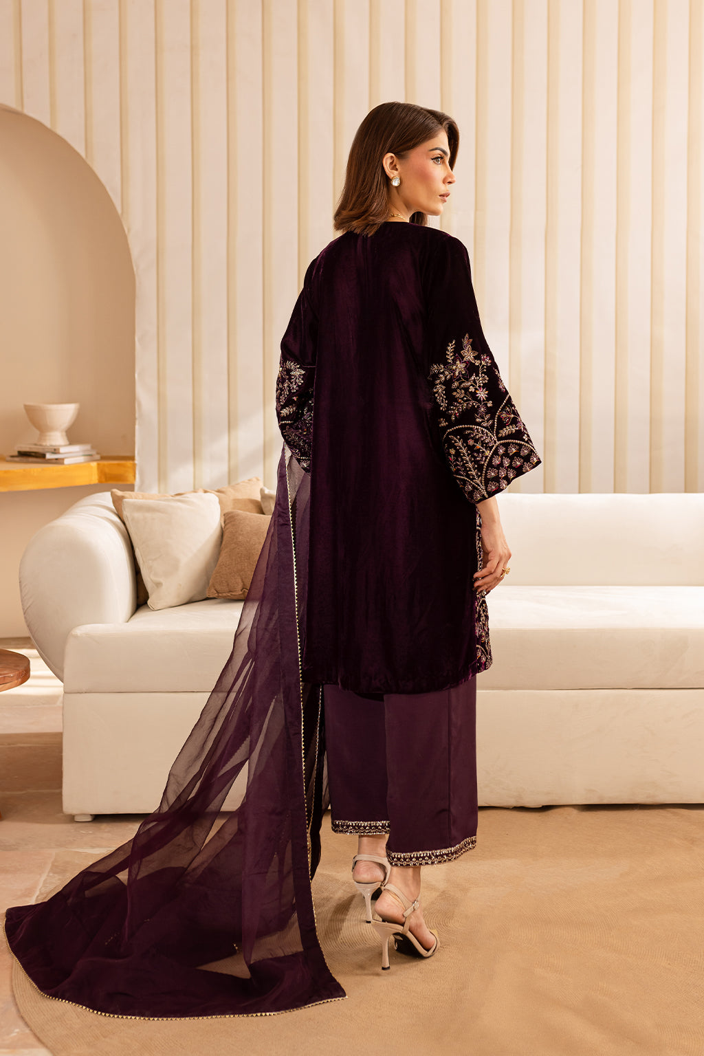 Vanya | Velvet Formals 24 |  KV-52 - by - Libasekhas UK - Registered Vendor of : Vanya - 100% Original Designer Dresss