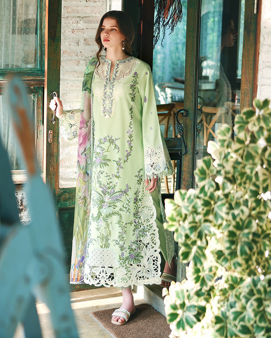 Mushq | The Secret Garden Lawn | Verdant Bloom - by Libasekhas UK - Registered Vendor of : Mushq - 100% Original Designer Dress