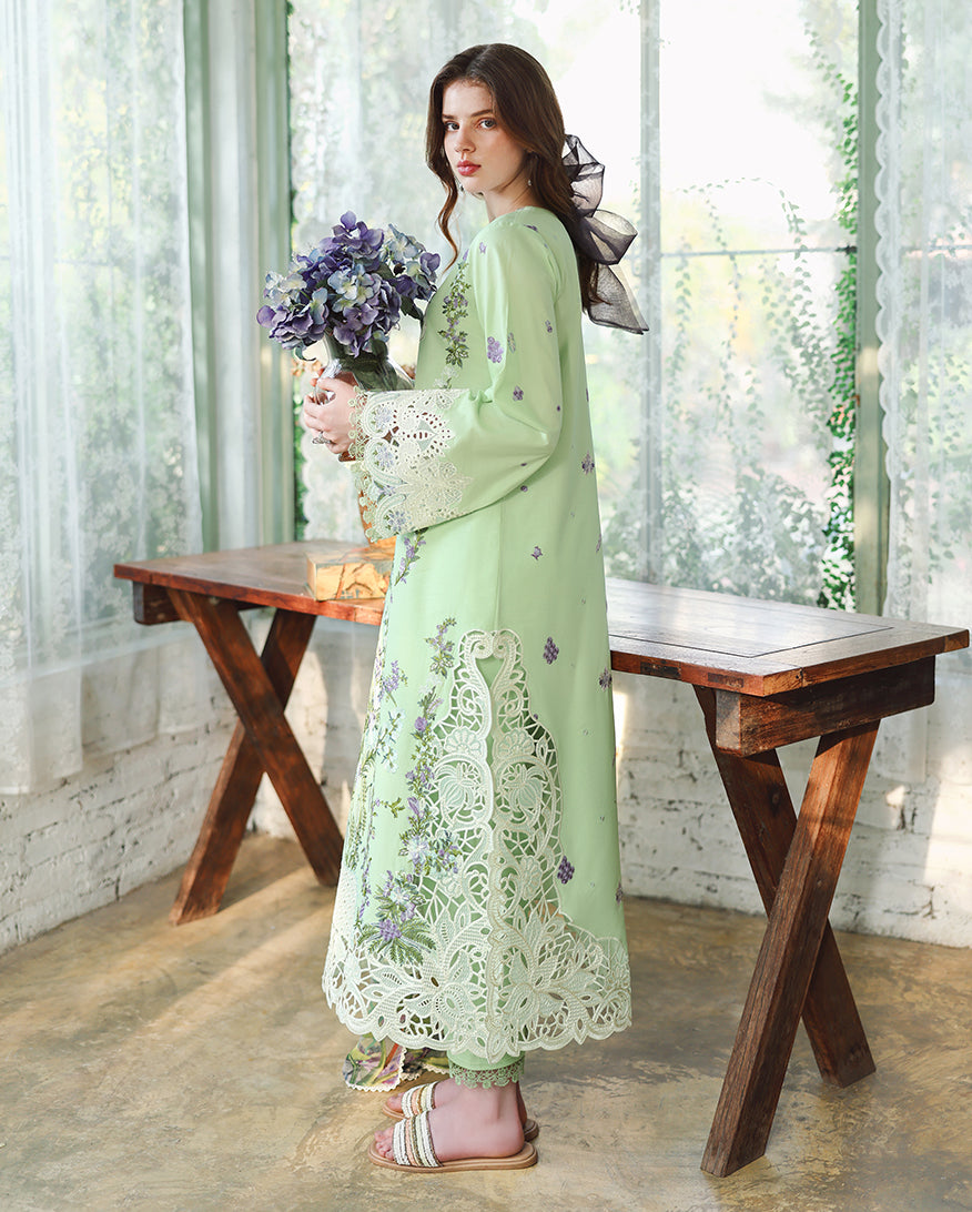 Mushq | The Secret Garden Lawn | Verdant Bloom - by Libasekhas UK - Registered Vendor of : Mushq - 100% Original Designer Dress