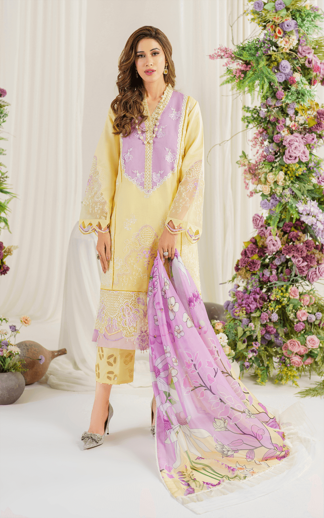 Asifa and Nabeel | Pretty in Pink Limited Edition | Versaila (PP-10) - by - Libasekhas UK - Registered Vendor of : Asifa and Nabeel - 100% Original Designer Dresss