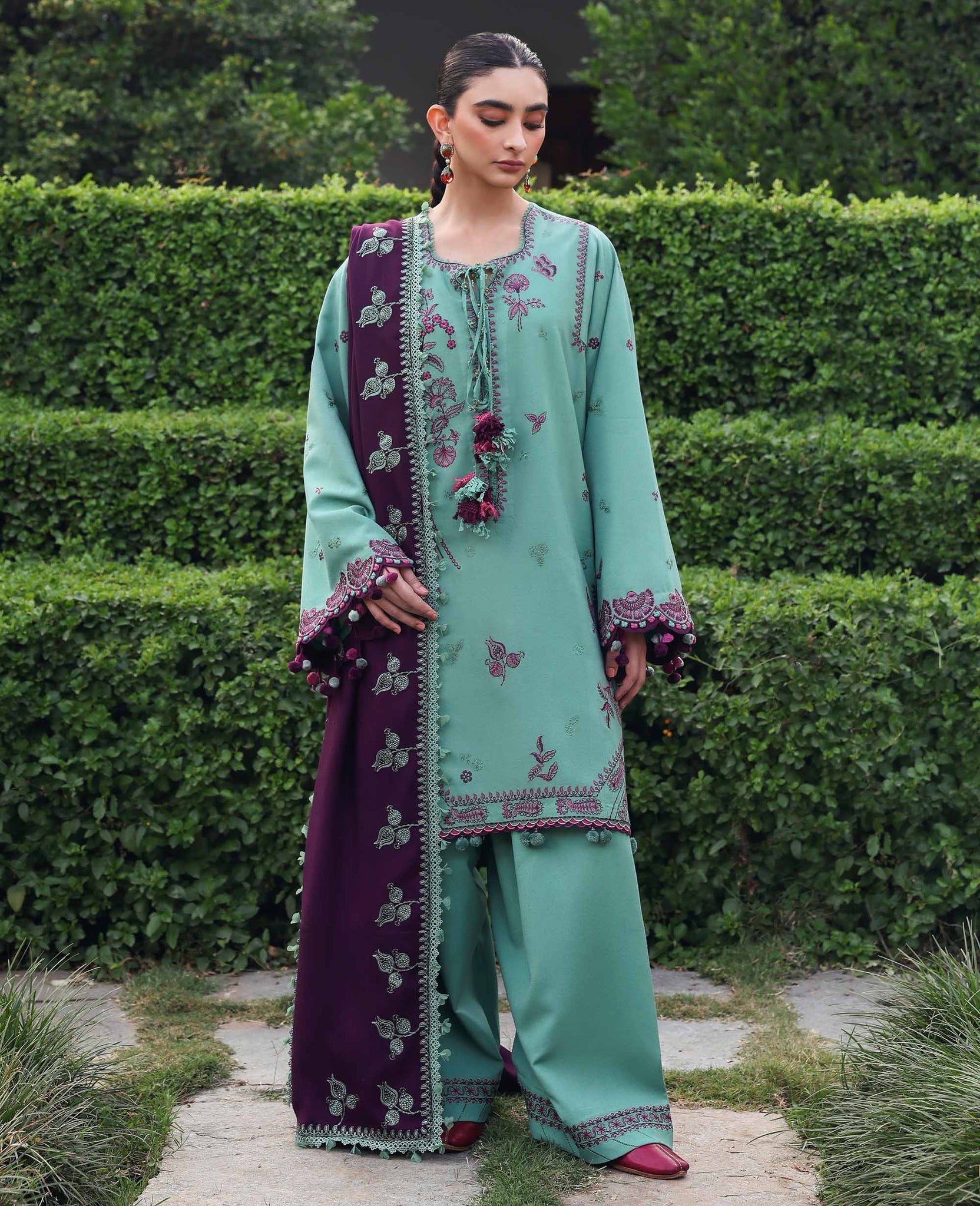 Republic Womenswear | Amaris Luxury Shawl 25 | Virella - by Libasekhas UK - Registered Vendor of : Republic Womenswear - 100% Original Designer Dress