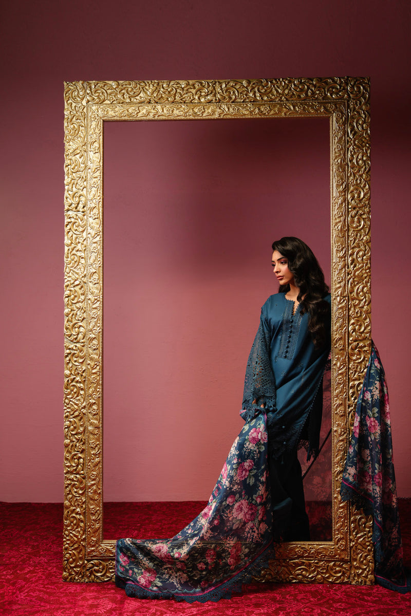 Al Karam | Schiffli Capsule | RTS | SHIRT, TROUSER & DUPATTA 3 - by Libasekhas UK - Registered Vendor of : Al Karam - 100% Original Designer Dress