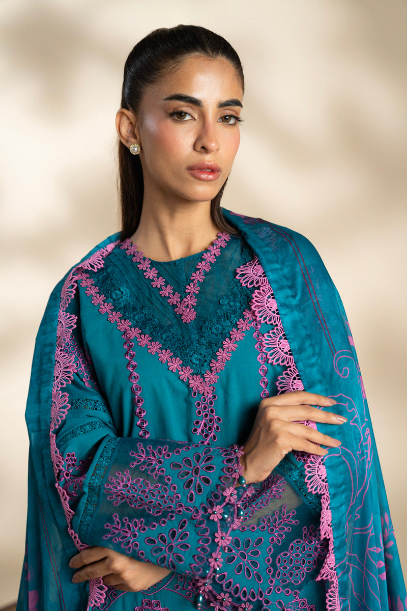 Al Karam | Schiffli Capsule | RTS | SHIRT, TROUSER & DUPATTA 5 - by Libasekhas UK - Registered Vendor of : Al Karam - 100% Original Designer Dress