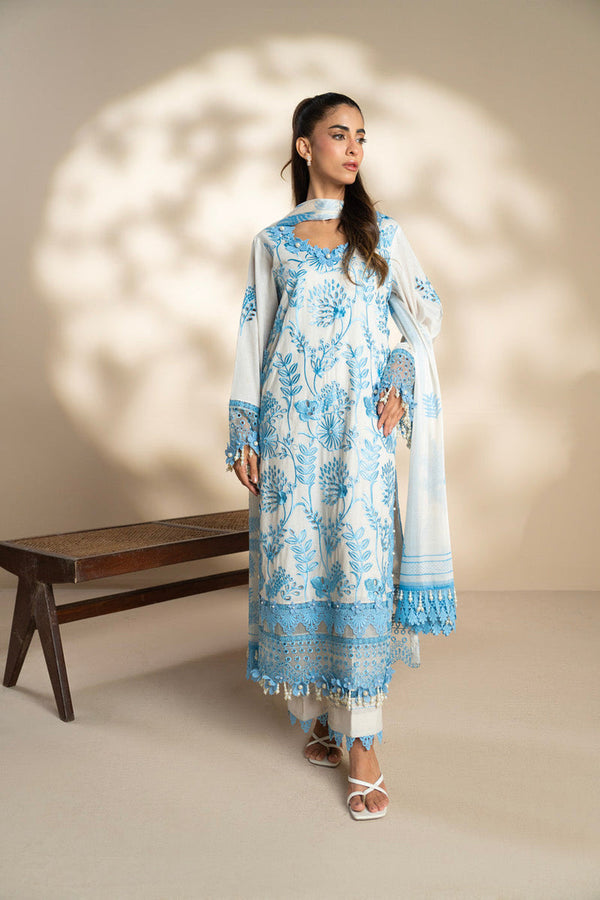 Al Karam | Schiffli Capsule | RTS | SHIRT, TROUSER & DUPATTA 6 - by Libasekhas UK - Registered Vendor of : Al Karam - 100% Original Designer Dress
