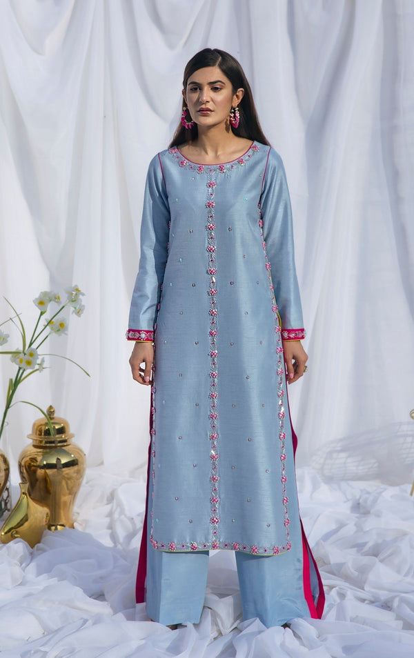 Hana | Viridity Ready to Wear | Carolina-VRT-006 - by - Libasekhas UK - Registered Vendor of : Hana - 100% Original Designer Dresss