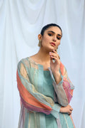 Hana | Viridity Ready to Wear | Island Teal -VRT-009 - by - Libasekhas UK - Registered Vendor of : Hana - 100% Original Designer Dresss