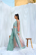 Hana | Viridity Ready to Wear | Island Teal -VRT-009 - by - Libasekhas UK - Registered Vendor of : Hana - 100% Original Designer Dresss