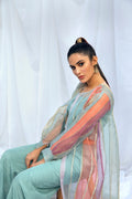 Hana | Viridity Ready to Wear | Island Teal -VRT-009 - by - Libasekhas UK - Registered Vendor of : Hana - 100% Original Designer Dresss